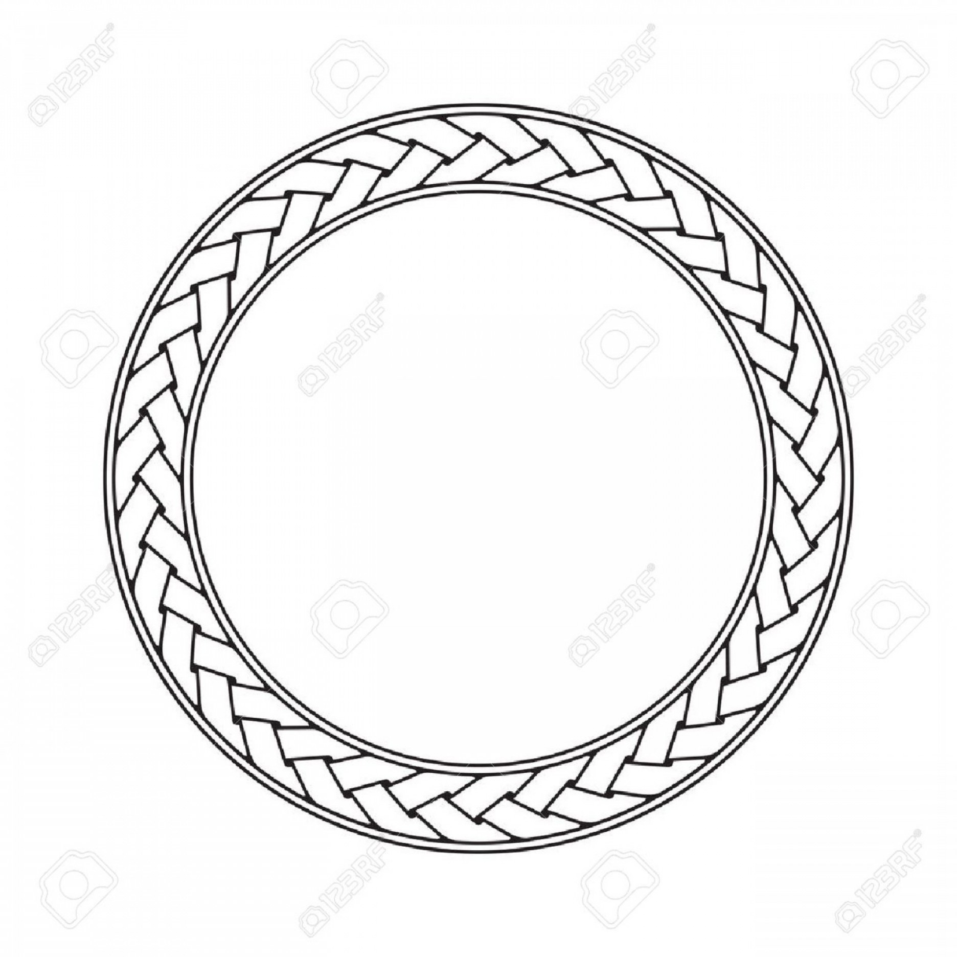 Photostock Vector Celtic Braid Circular Frame Vector Ornament 1872x1872 Photostock Vector Celtic Braid Circular Frame Vector Ornament