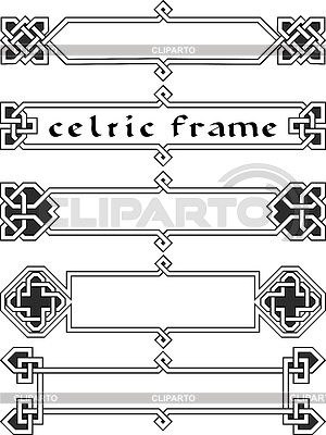 Set Celtic Frame Stock Vector Graphics Cliparto 300x400 Set Celtic Frame Stock Vector Graphics Cliparto