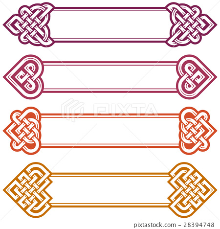 Vector Celtic Frame Set 450x468 Vector Celtic Frame Set