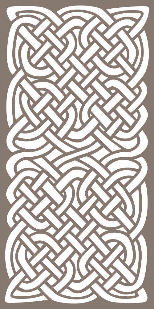 500x1000 Celtic Knots Pattern Free Vector Cdr Download