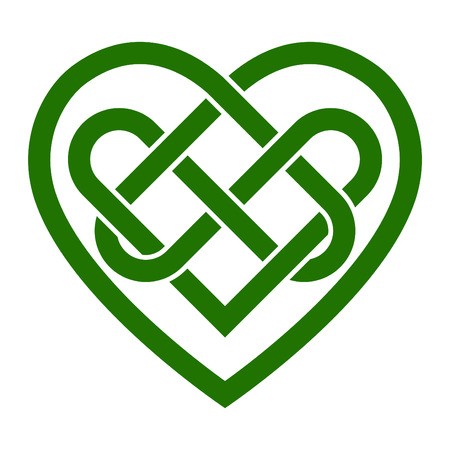 450x450 Celtic Knot Heart Vector Illustration Royalty Free Vector Graphics