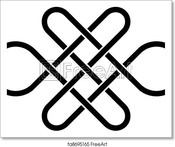 560x470 Free Art Print Of Vector Endless Celtic Knot Freeart