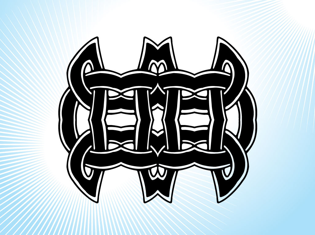 1024x765 Celtic Knot Tribal Design Vector Art Graphics