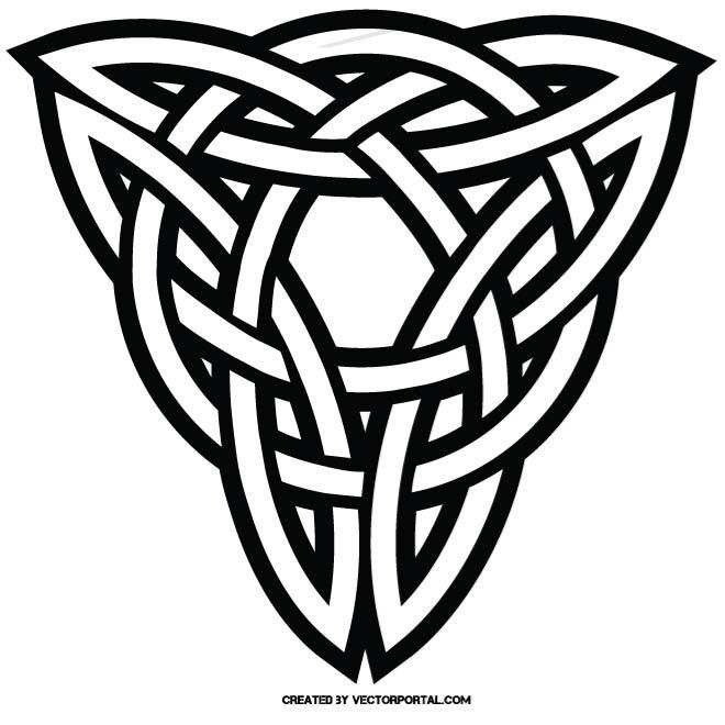 660x660 Celtic Knot Vector Monochrome Image Various Vectors Celtic