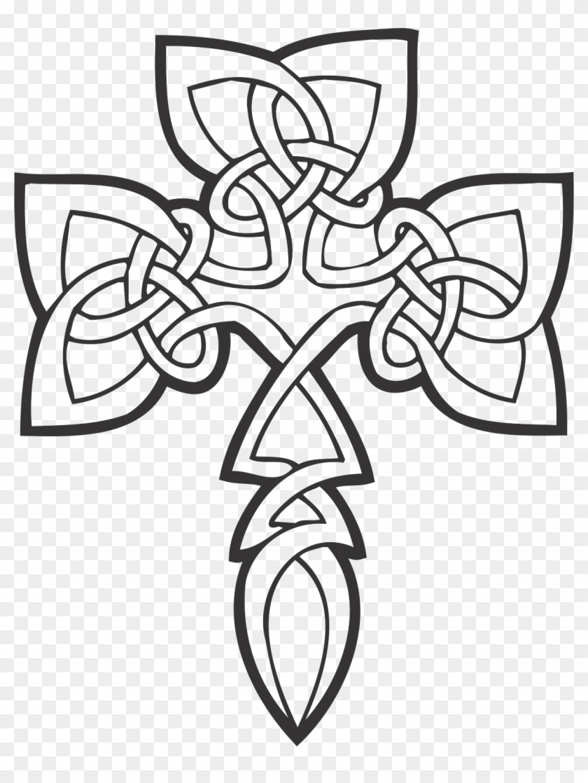 840x1118 Celtic Ornament Vector Free Celtic Cross