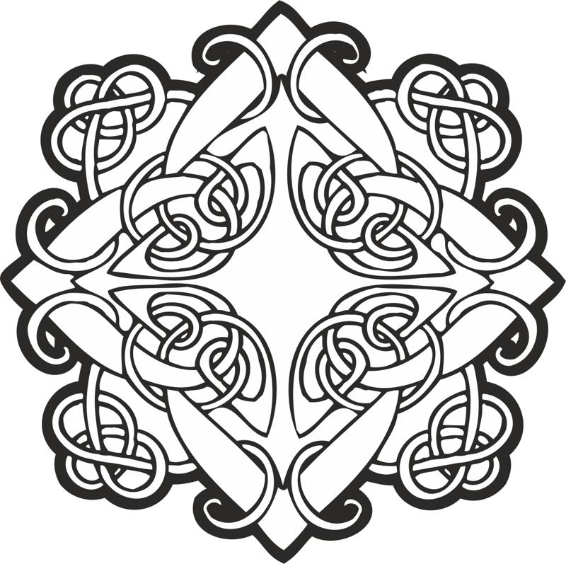 800x797 Celtic Ornament Vector Free Vector Cdr Download