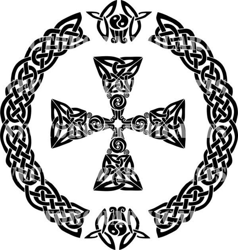 794x835 Celtic Ornament Vector Ornament For Tattoo Seltic Knot Etsy