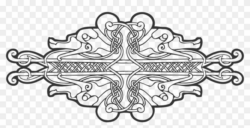 840x429 Celtic Ornament Vector Free Border