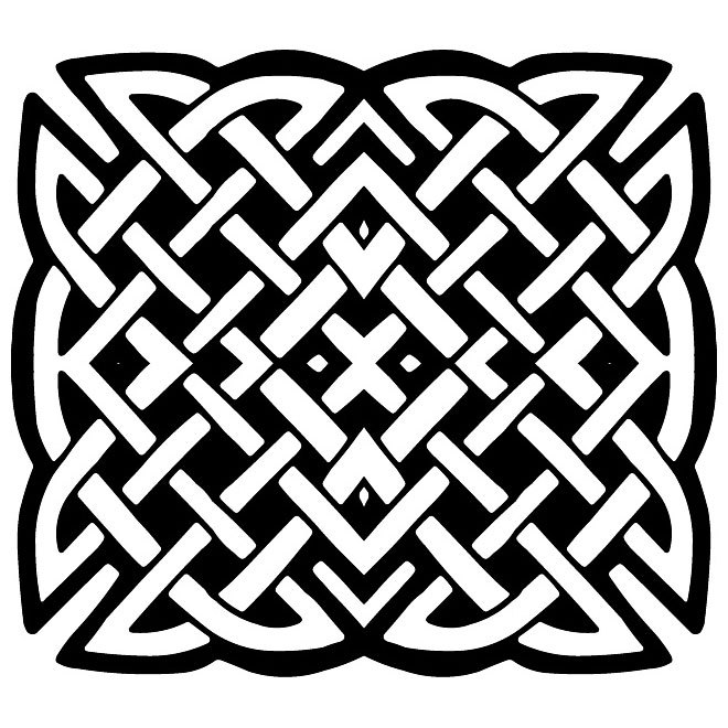 660x660 Celtic Pattern Illustrator Brushes Vector Free