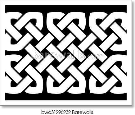 435x370 Celtic Knot Vector Illustration, Art Print Barewalls Posters