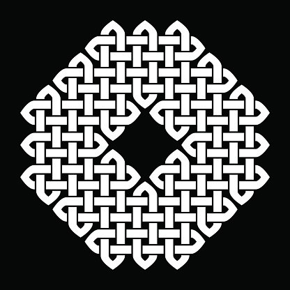 416x416 Asian Or Celtic Knot Vector Illustration Premium Clipart
