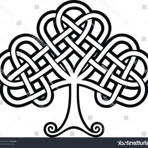 300x300 Celtic Shamrock Knot In Circle Symbol Of Ireland Gm Wallkeeper