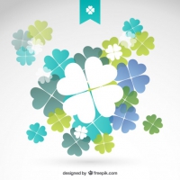 200x200 Celtic Shamrock Free Vector Graphic Art Free Download