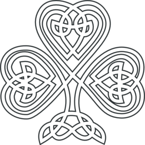 298x297 Cliparts For Free Download Celtic Clipart Line Shamrock