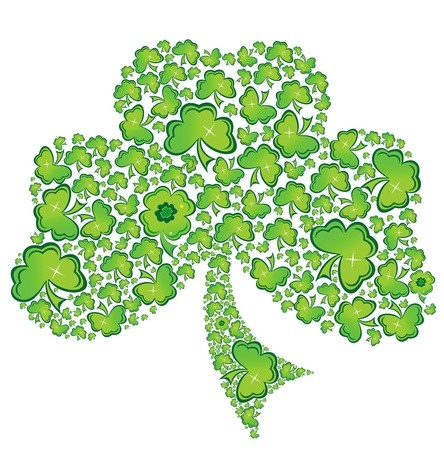 444x450 Irish Shamrock Clover Celtic Vector Royalty Free Vector Graphics