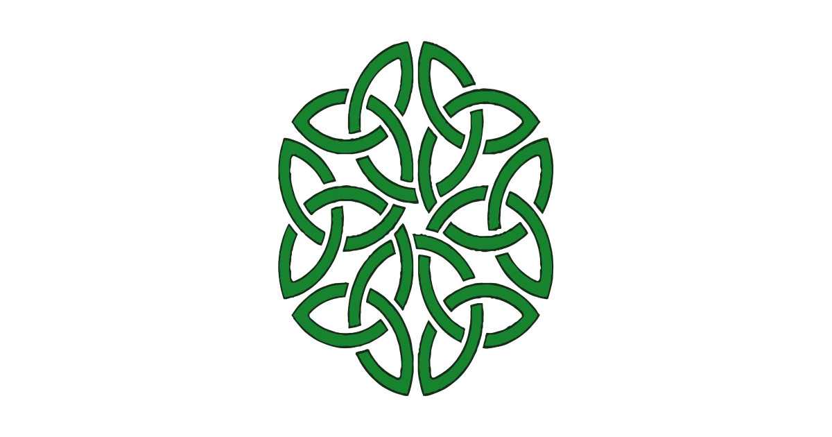 1200x630 Shamrock Celtic Art Knotwork Design