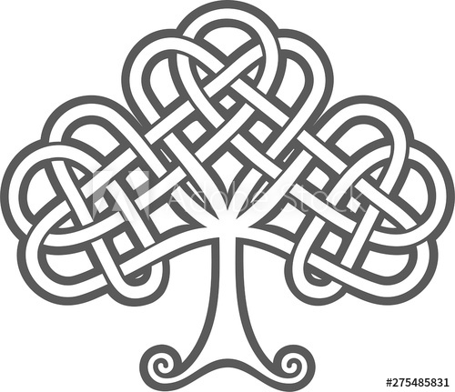 500x431 Shamrock Celtic Tattoo Vector