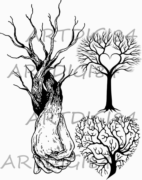 570x719 Love Vector Ornament Decorative Celtic Tree Of Life Etsy