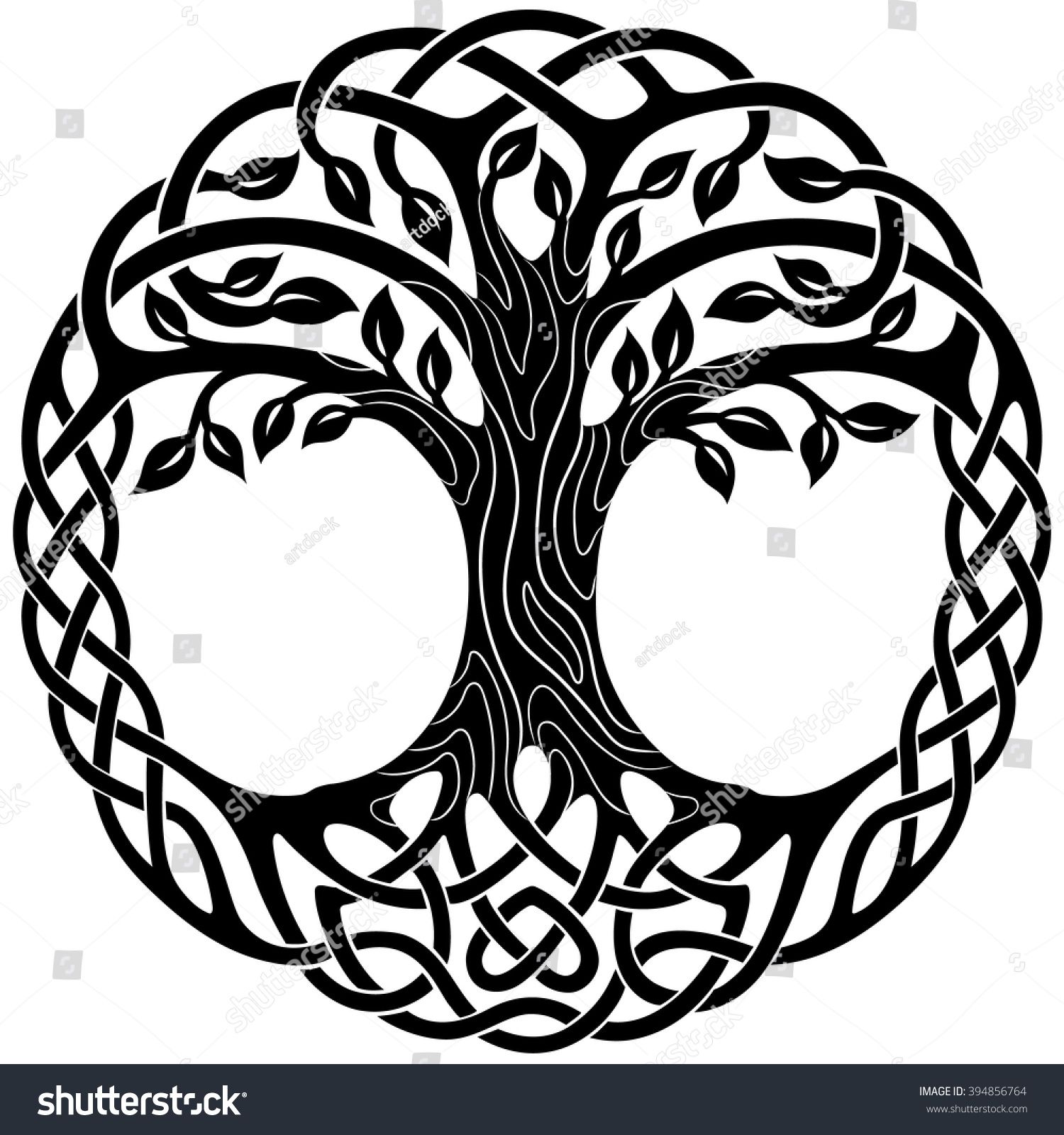 1500x1600 Vector Ornament, Decorative Celtic Tree Of Life Vzory Celtic