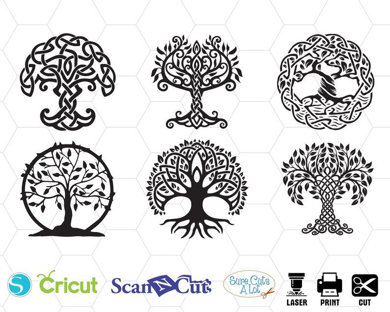 Celtic Tree Vector at Vectorified.com | Collection of Celtic Tree ...