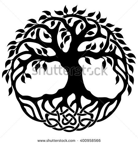 Vector Ornament, Decorative Celtic Tree Of Life Vector 450x470 Vector Ornament, Decorative Celtic Tree Of Life Vector
