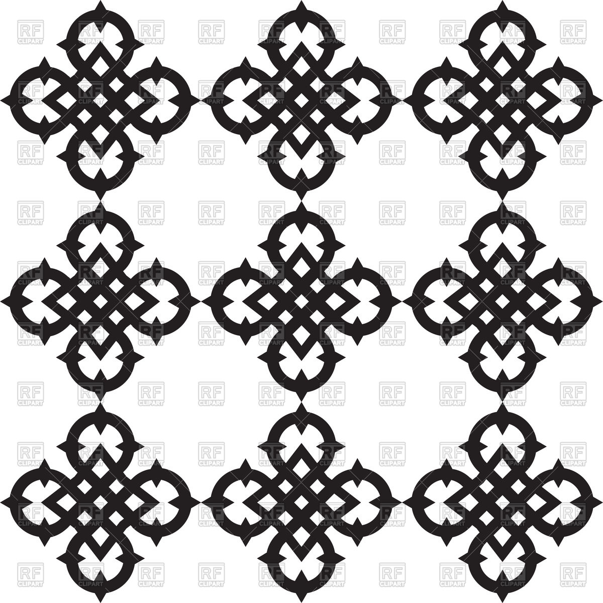 1200x1200 Celtic Knots Pattern Vector Image Of Backgrounds, Textures