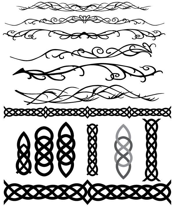 600x710 Free Vector Celtic Elements