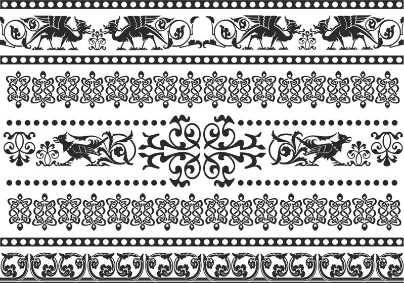 799x561 Celtic Patterns And Ornament Lace Patterns Free Vector Cdr Free