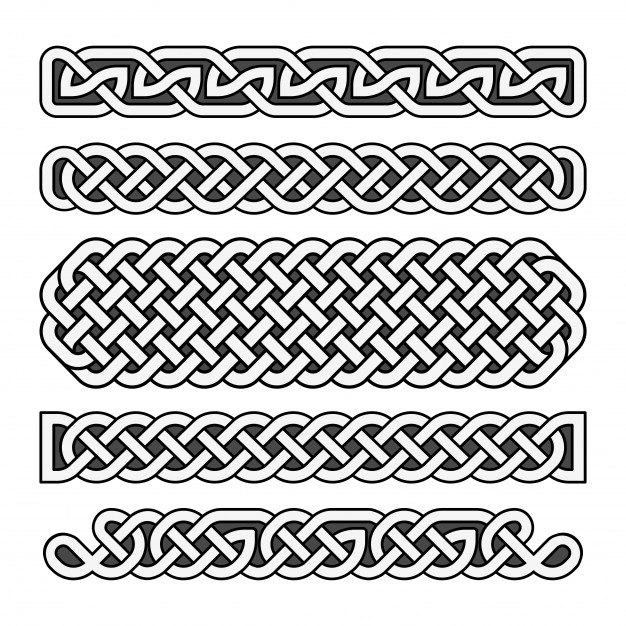 626x626 Celtic Knot Design Vector Free Download