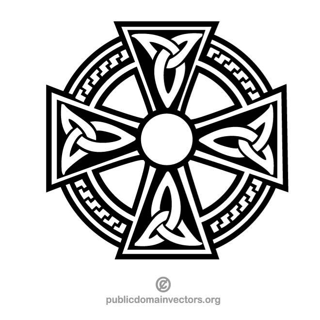 660x660 Celtic Cross Vector Clip Art
