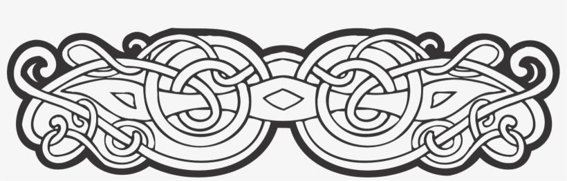 820x262 Celtic Ornament Vector Png