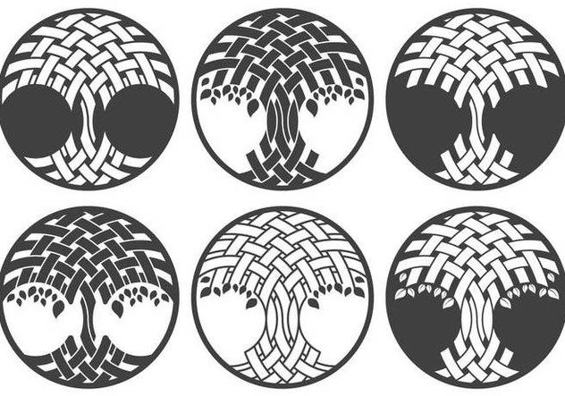 632x443 Celtic Tree Logo Set Free Vector Download Cannypic