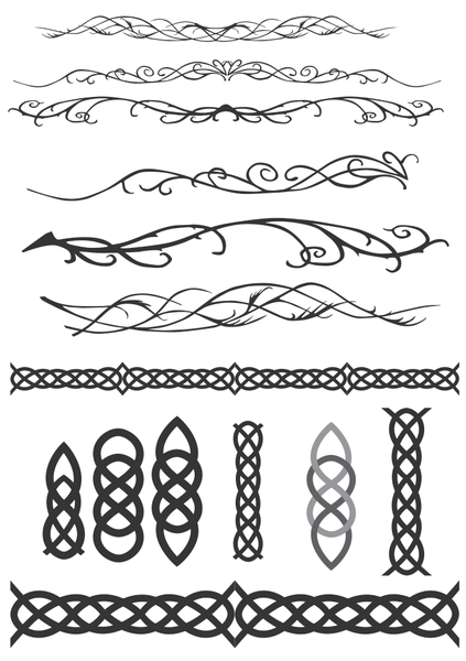 423x600 Celtic Elven Decorations Vector, Free Vector Graphics