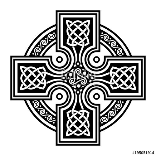 500x500 Celtic Cross Symbol Of Celtic Christianity Stock Image