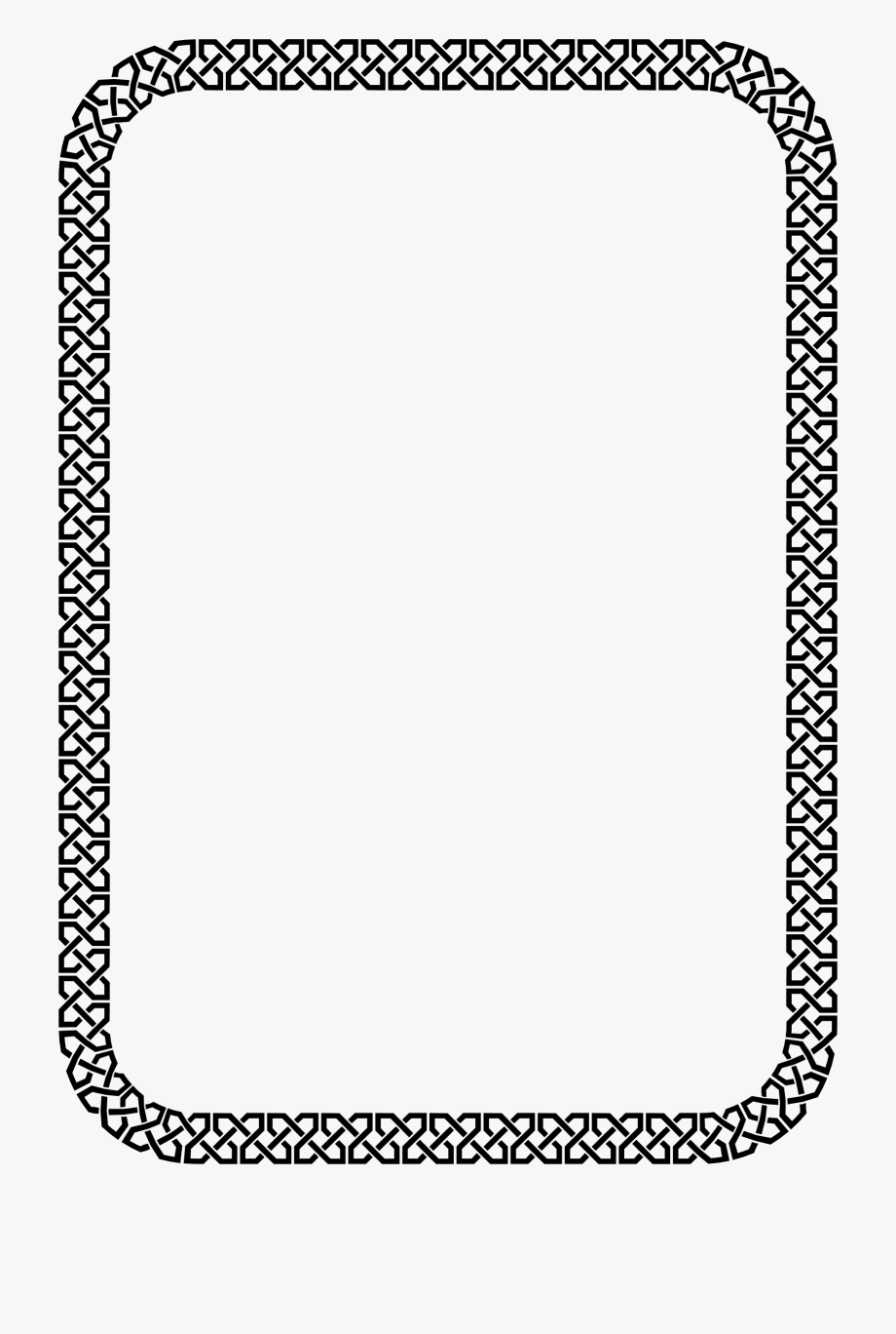 920x1368 Celtic Border Vector Free