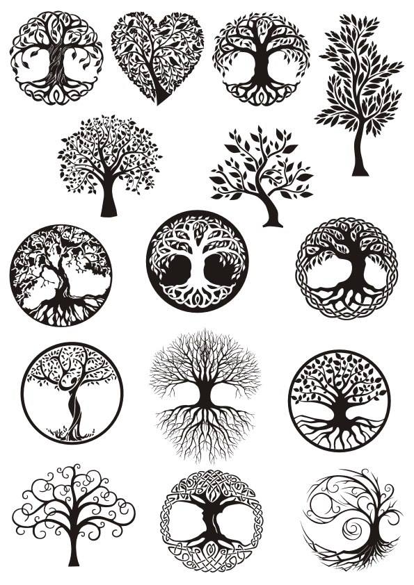 595x842 Vector Ornament, Decorative Celtic Tree Of Life Free Vector Cdr