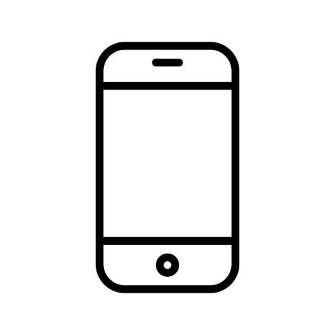 490x490 Celular Icono Vector Illustration
