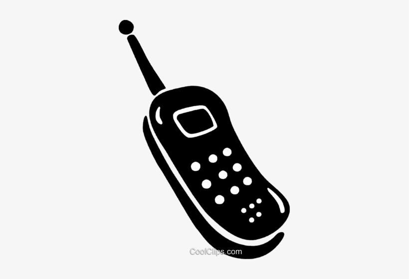 820x560 Cellular Phones Royalty Free Vector Clip Art Illustration