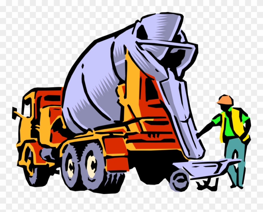 880x708 Vector Illustration Of Construction Industry Heavy
