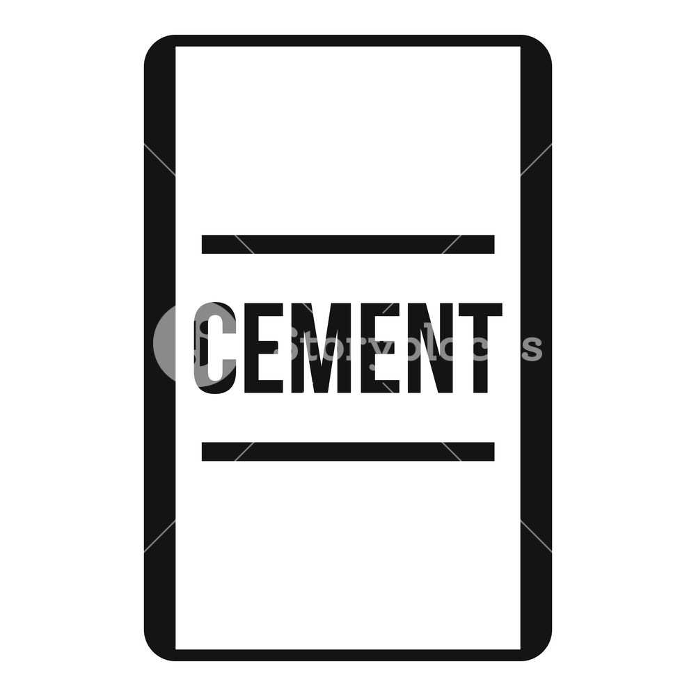 1000x1000 Cement Icon Simple Illustration Of Cement Vector Icon For Web