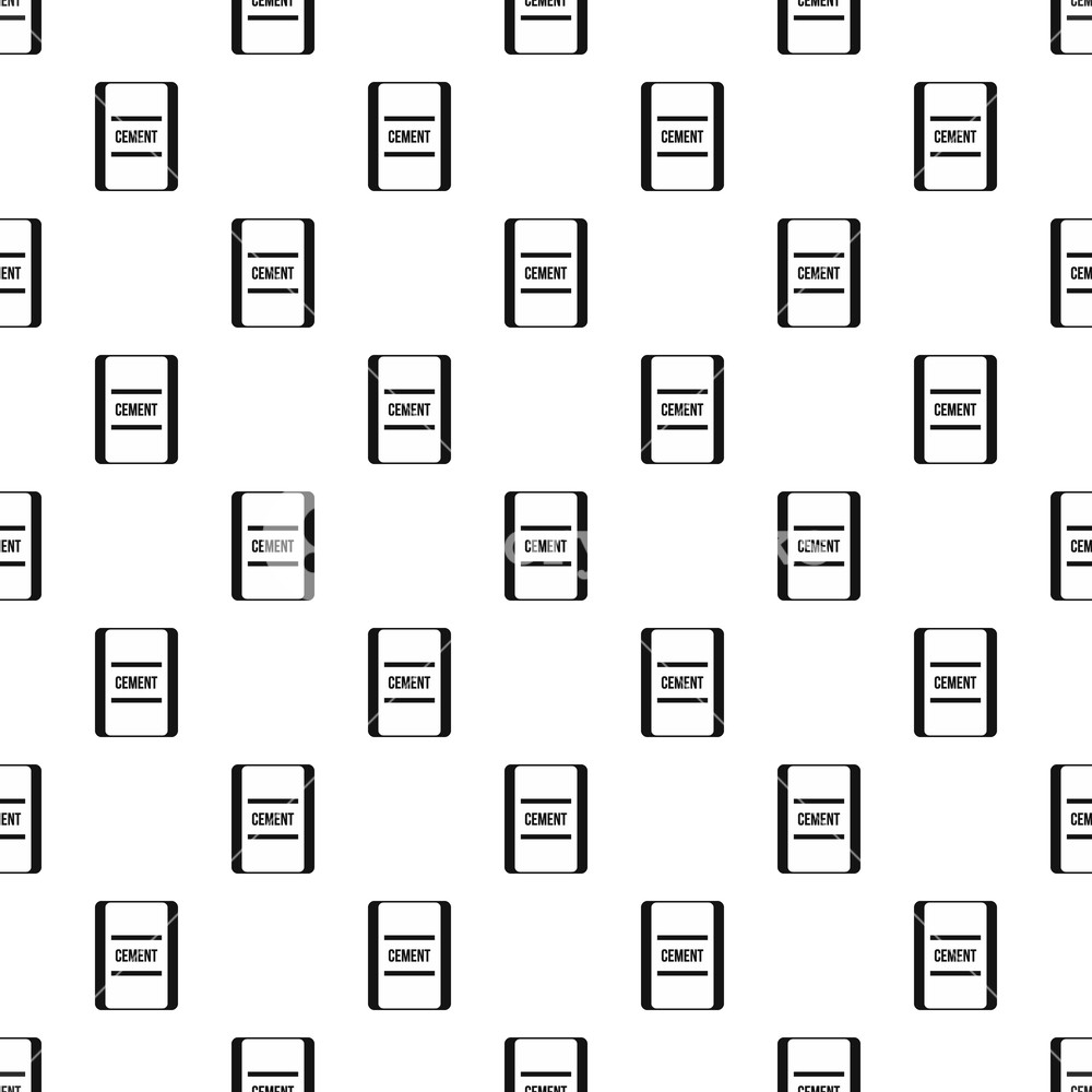 1000x1000 Pouch Of Cement Pattern Simple Illustration Of Pouch Of Cement