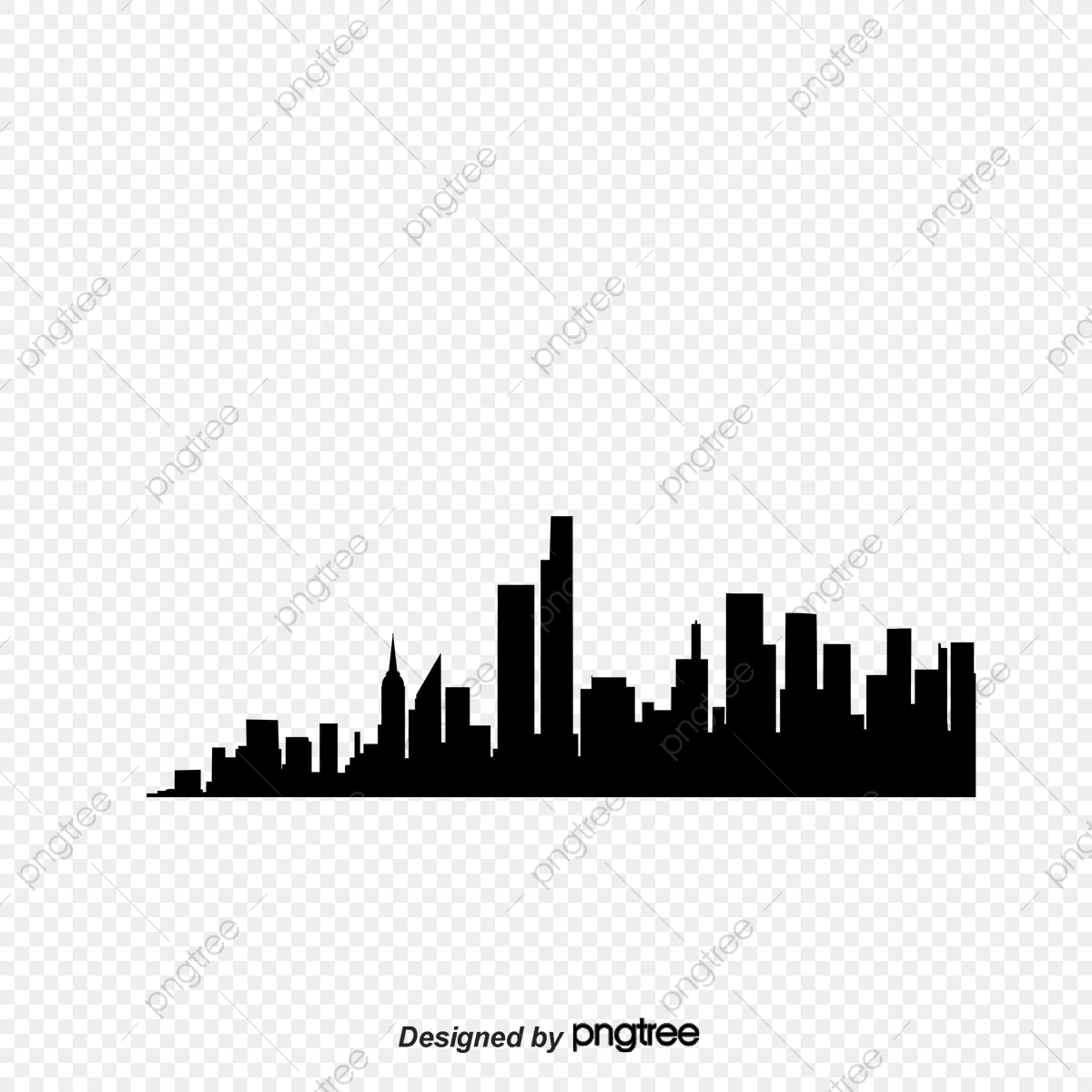 1200x1200 Cement City Vector, City Vector, Black And White, Silhouette Png