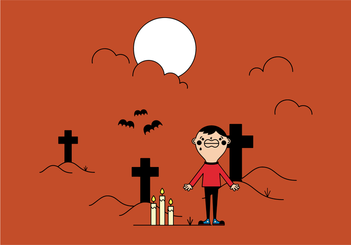 700x490 Free Boy In Cemetery Vector