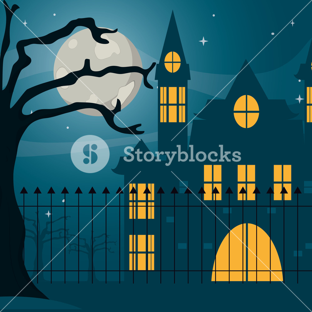 1000x1000 Halloween Haunted House