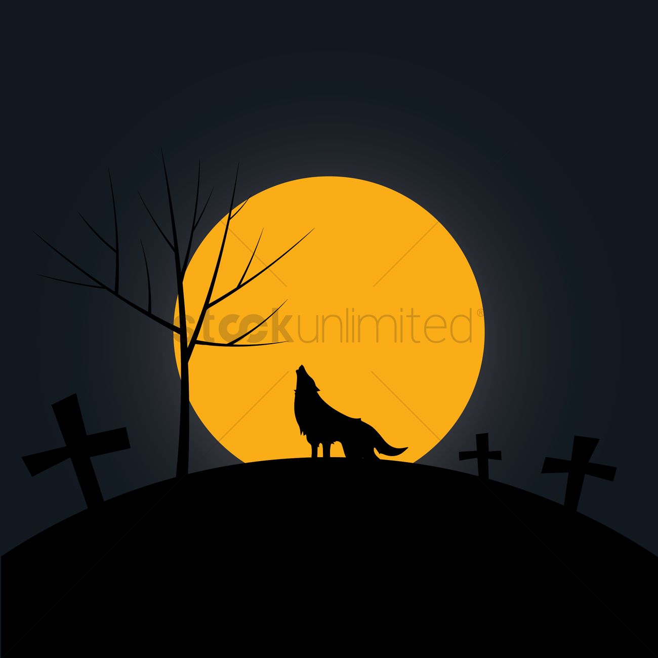 1300x1300 Wolf Howling