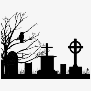 310x310 Cemetery Vector Graveyard Scene