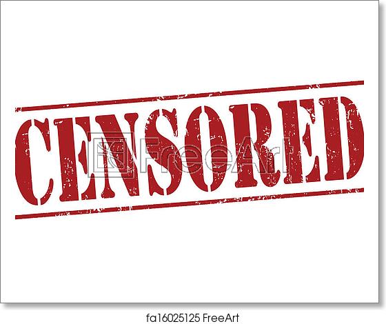 560x470 Free Art Print Of Censored St Censored Grunge Rubber Stamp