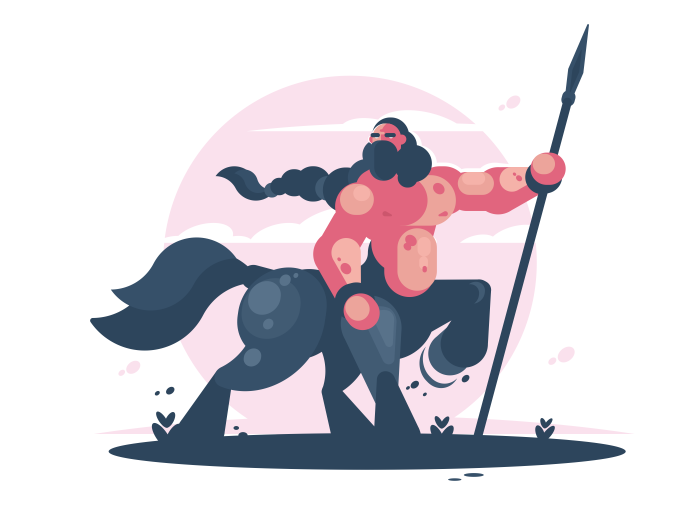 700x525 Centaur Character Illustration Vector Character Illustration