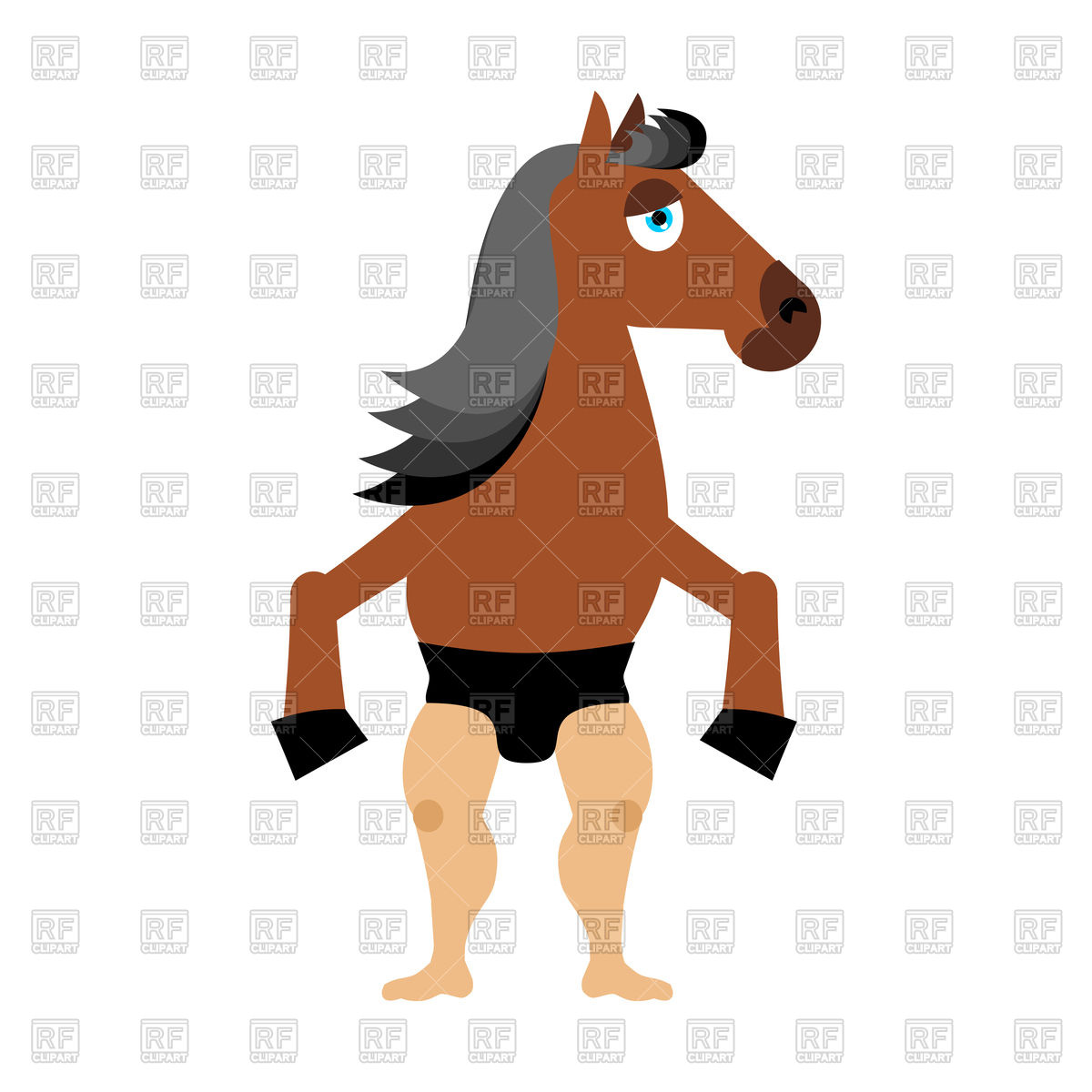 1200x1200 Centaur Fairy Tale Creature Man Horse Vector Image Of Plants