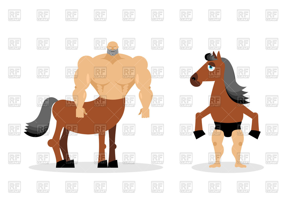 1200x843 Centaur Mythical Creature Half Horse Half Person Vector Image